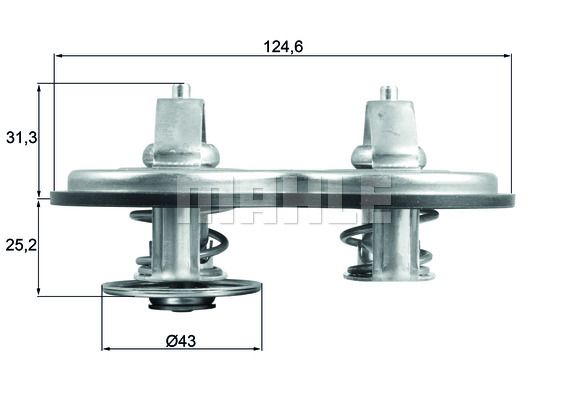 WILMINK GROUP Termostaat,Jahutusvedelik WG1426526